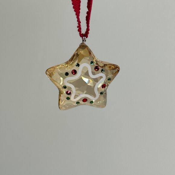 Swarovski Holiday Cheers Gingerbread Star Ornament Christmas - Picture 6 of 9